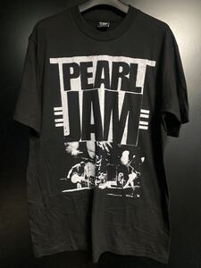 希少 PEARL JAM Tシャツ　ブラック サイズL パールジャム　USA製　バンドTシャツ　