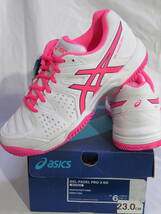 170　アシックス　ASICS GEL PADEL PRO 3 SG　白ピンク23.0_画像7