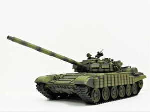 ☆塗装済み完成品☆ Heng Long Ver.7.0 2.4GHz ロシア T-72 MBT 3939-1【赤外線バトルシステム付 対戦可能 】やられメカ! ビックリ箱!