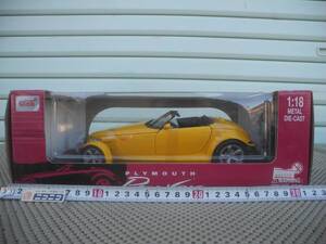 ◎新品◎ アンソン プリムス プラウラー イエロー 1/18 / Anson PLYMOUTH Prowler yellow /