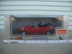 * new goods * Sunstar Volkswagen open convertible red 1/18 / Sun Star VOLKSWAGEN OPEN CONVERTIBLE Red /