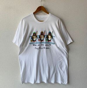 90s ペンギン アニマル プリント Tシャツ 半袖 古着 XL USA