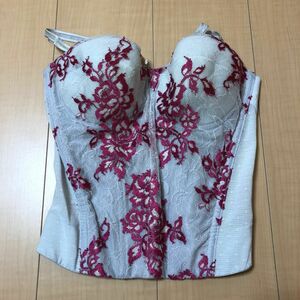 MARUKO リュミエス 1/2カップロングブラジャー D70 シルバー 