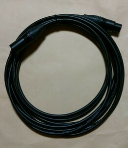  standard microphone cable 5m Canare L-4E6S Neutrik made NC3FXX-B,NC3MXX-B gilding XLR terminal 