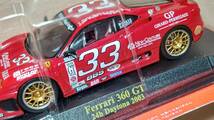 アシェット 1/43 Ferrari フェラーリ 360 GT 24h Daytona 2003 #33 ブリスター未開封_画像5