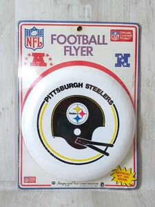 80s USA製 NFL Steelers フリスビー ピッツバーグ スティーラーズ IMPERIAL ヴィンテージ アメフト FOOTBALL FLYER 