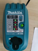 動画あり　makita マキタ 充電式クリーナー CL102D 充電器 DC10WA バッテリー　BL1013 通電OK　現状販売_画像3