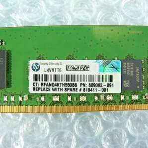 1NUF // 16GB DDR4 19200 PC4-2400T-RC1 Registered RDIMM 1Rx4 M393A2K40BB1-CRC0Q 809082-091 819411-001// HP ProLiant DL360 Gen9 取外の画像3