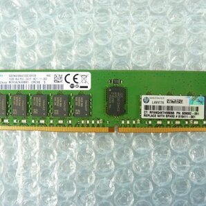 1NUF // 16GB DDR4 19200 PC4-2400T-RC1 Registered RDIMM 1Rx4 M393A2K40BB1-CRC0Q 809082-091 819411-001// HP ProLiant DL360 Gen9 取外の画像1