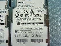 1NVZ // 4個セット HGST HUC156060CSS204 600GB 2.5インチ SAS HDD 12Gb 15K(15000)rpm 15mm // HITACHI HA8000/RS210 AN1 取外_画像4