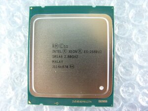 1OAA // Intel Xeon E5-2680 V2 2.8GHz SR1A6 Ivy Bridge-EP M1 Socket2011(LGA) MALAY // IBM System x3550 M4 取外 //(同ロット)在庫6