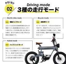  コスウェル スマート EV COSWHEEL SMART EV　電動バイク 自転車 アシスト 3WAY 新車_画像3