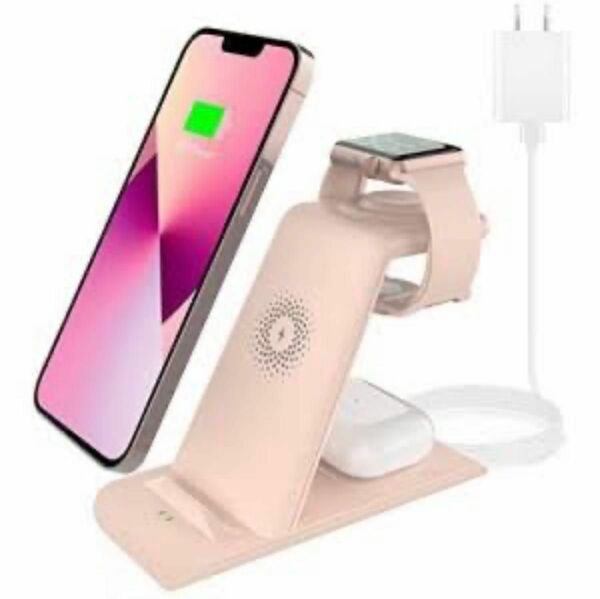 ワイヤレス充電器　 iPhone ワイヤレスチャージャー　アップウォッチ