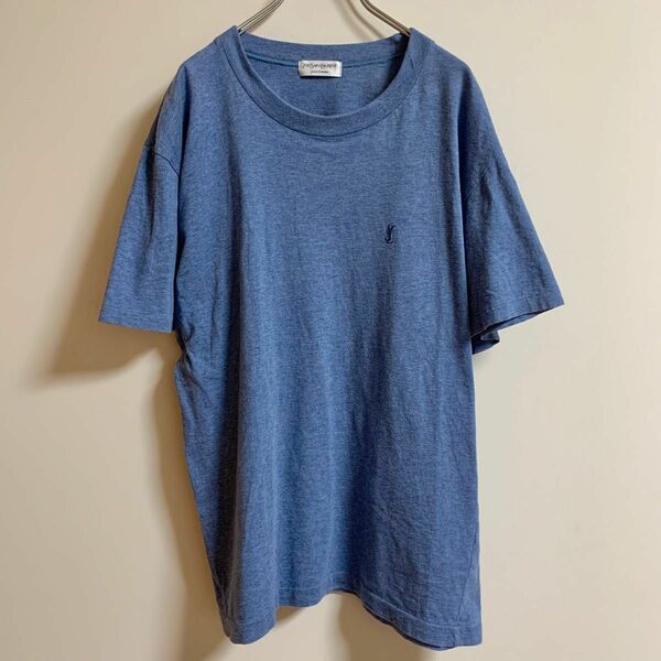 OLD Yves Saint Laurent Tシャツ ワンポイントロゴ
