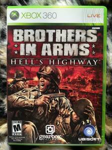 【中古・盤面良好】X360　BROTHERS IN ARMS HELL'S HIGHWAY/ブラザー イン アームズ ヘルズハイウェイ　　海外版　　同梱可