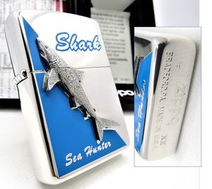 鮫 ジョーズ シャーク メタル zippo ジッポ 1996年 未使用