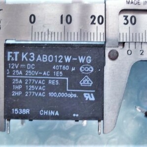 SB04-106,7 Fujitsu リレー FTR-K3シリーズ FTR-K3AB012W-WG 接点定格 25A(250VAC) 12 Vdc 接点構成 1a 未使用品ですが長期保存品 1個の画像3