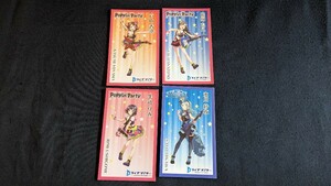 ☆HUIS　TEN　BOSCH　×　BanGDream　バンドリ　ガールズバンドパーティ　非売品　カード　セット☆