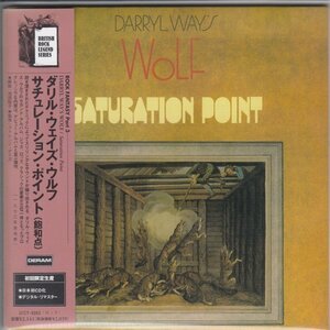 紙ジャケ DARRYL WAY'S WOLF / 飽和点（国内盤CD）