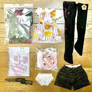 1/3 ドール 衣装 まとめ チョコメロ フラワー 下着 スイーツ ワンピース 制服 リボン ベレー帽 ドルフィードリーム DD MDD 未使用含 美品