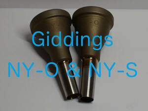 Giddings NY-O & NY-S Frost Finish Stainless Steel with Dragon's Breathgi DIN gs бас-тромбон для мундштук 2 шт. комплект 