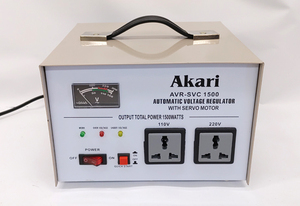 ジャンク扱い 通電のみ確認 Akari 変圧器 AVR-SVC1500 調整器 トランス 札幌市 豊平区