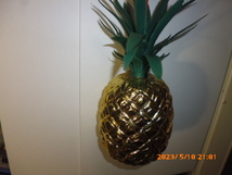 金のパイナップル　プラスチック製　金の鳳梨　縁起物　Golden Pineapple means Lucky Charm in Chinese_画像5