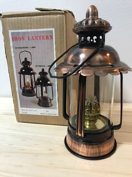 【送料無料】新品未使用 IRON LANTERN KEROSENE LAMP アイロンランタン ケロセンランプ/レトロアンティーク