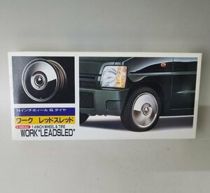 G993 FUJIMI フジミ 1/24 TYRE&WHEEL WORK LEADSLED ワーク レッドスレッド ピレリーＰ７Ｆ 未組立