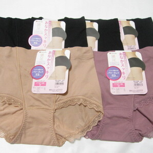 *送料無料*新品*M*福助・満足*おなかスッキリショーツ*スタンダード5枚*ソフトに押さえるパワネ付*きれいなヒップライン*リヨセル*