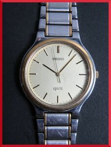 Seiko Seiko Spirit Spirit 3 Игла подлинный ремень 7N01-6A70 Мужские мужские часы T690 работают