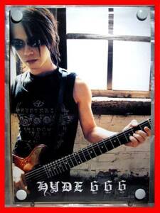 HYDE(L'Arc～en～Ciel)/666【未使用】B2特典ポスター(非売品)★送料＆筒代無料★