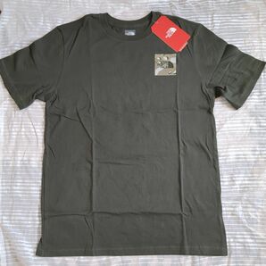 新品未使用タグ付き THE NORTH FACE　ノースフェイス　ボックスロゴTシャツ　カモフラ柄　カーキ