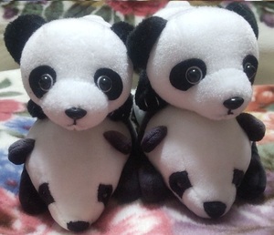 55*[ used ]* Panda Chan soft toy palm size small ..... lovely! 4. set letter pack post service possible 