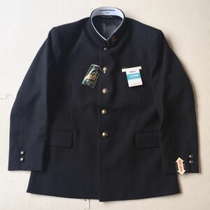 (新品) 男子 標準型学生服 学ラン 155A ◆黒◆詰襟◆サージ◆GREEN MATE◆日本製◆レギュラーカラー◆男子学生◆中学校◆高校◆制服