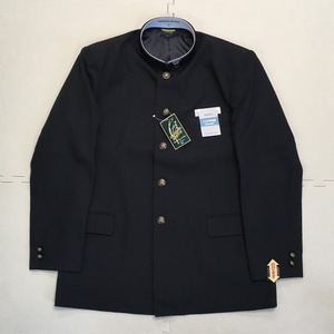 (新品) 男子 標準型学生服 学ラン 160A ◆黒◆詰襟◆カシドス◆GREEN MATE◆日本製◆レギュラーカラー◆男子学生◆中学校◆高校◆制服