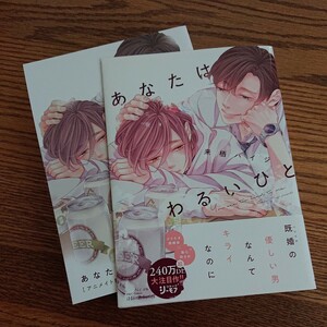 美品☆あなたはわるいひと/来栖ハイジ/BL 漫画/アニメイト特典リーフレット 帯付き☆極厚・3冊同梱まで