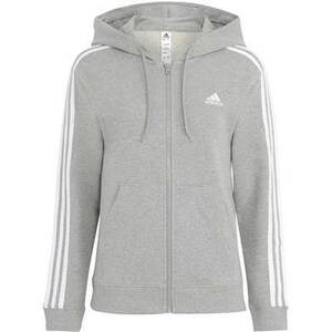 * Adidas )31WESS3S full ZIPf-ti-::M gray Heather / white L size 