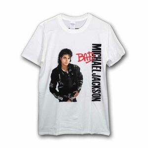 Michael Jackson Tシャツ マイケル・ジャクソン Bad WHITE L