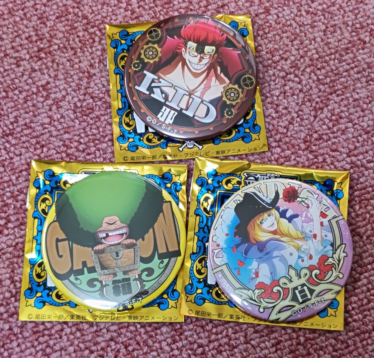 バッジ・ピンズ ロー＆キッド 1000話記念缶バッジセット(2個組