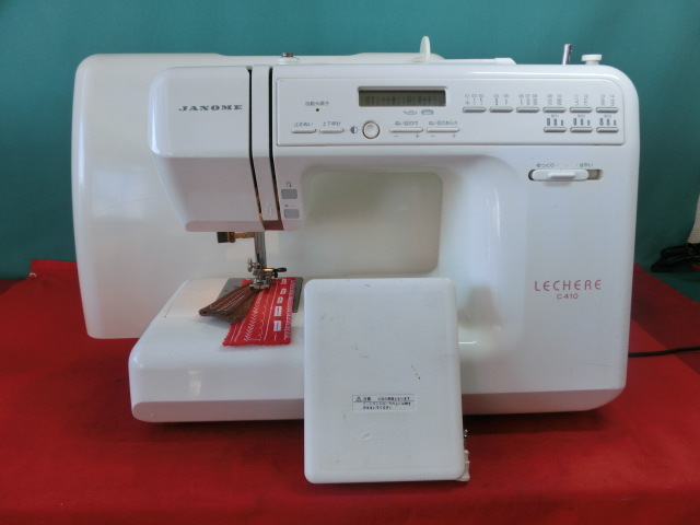 ジャノメ840 LECHERE C=410 ペダル 取り説 カバー付き