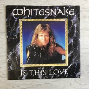 WHITESNAKE IS THIS LOVE Spain record 