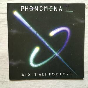 PHENOMENA DO IT ALL FOR LOVE EU record 