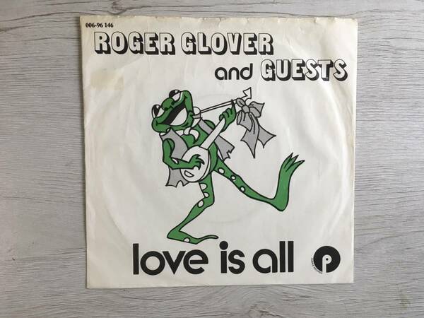 ROGER GLOVER AND GUESTS LOVE IS ALL デンマーク盤