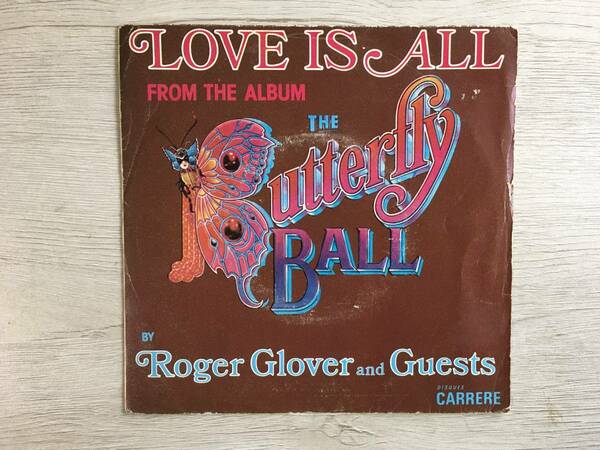 ROGER GLOVER AND GUESTS LOVE IS ALL フランス盤