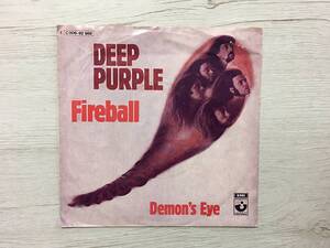 DEEP PURPLE FIREBALL ドイツ盤　プロモスタンプ