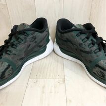 希少 NIKE × UNDERCOVER ナイキ アンダーカバー 「FREE 5.0 GYAKUSOU iD/フリー ギャクソウ」 迷彩柄 ランニング スニーカー 22.5cm 緑/黒_画像3