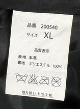 roshell ロシェル リプロダクト レザー 本革 パッチワーク 解体 再構築 切替 襟付 シングル ライダース ジャケット ブルゾン 裏地付 XL 黒_画像7