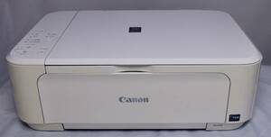 ●●CANON PIXUS MG3530 ホワイト（インク無し本体）中古良品、印刷枚数（2450枚内）初期動作保証付き●●SN：33154