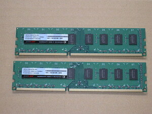 合計8GB Panram PC3 12800 DDR3 1600 4GB 2枚　 4000/80515
